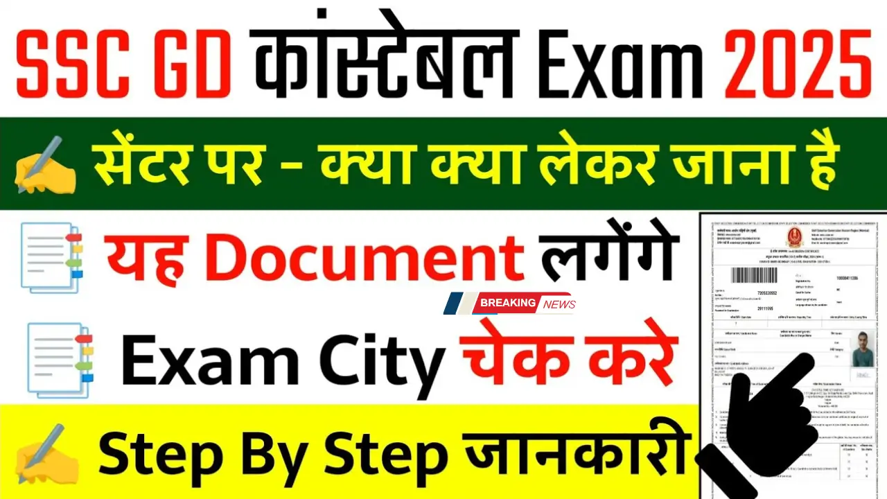 SSC GD Admit Card 2025