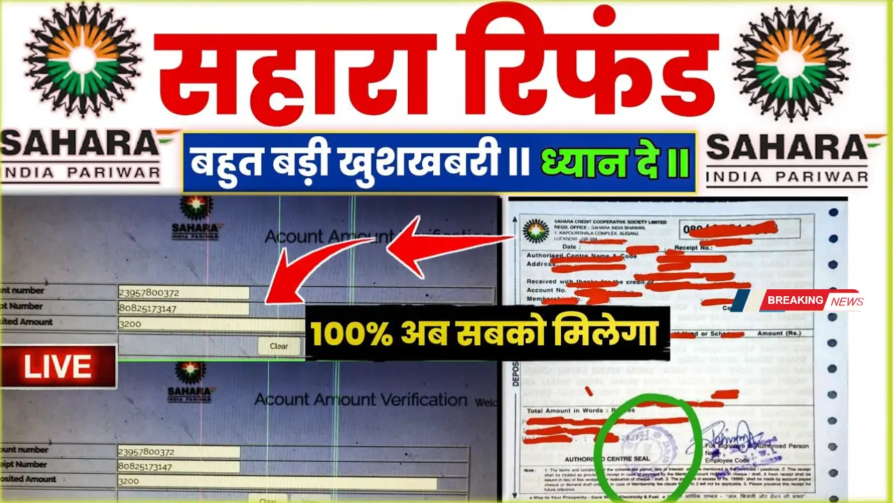 Sahara India Pariwar Refund Start