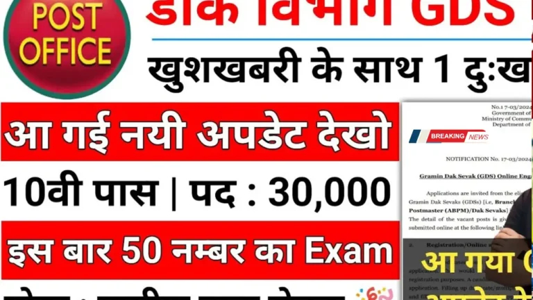 India Post GDS New Vacancy 2025 Out