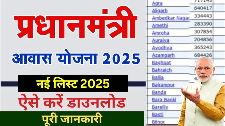 PM Awas Yojana New List 2025