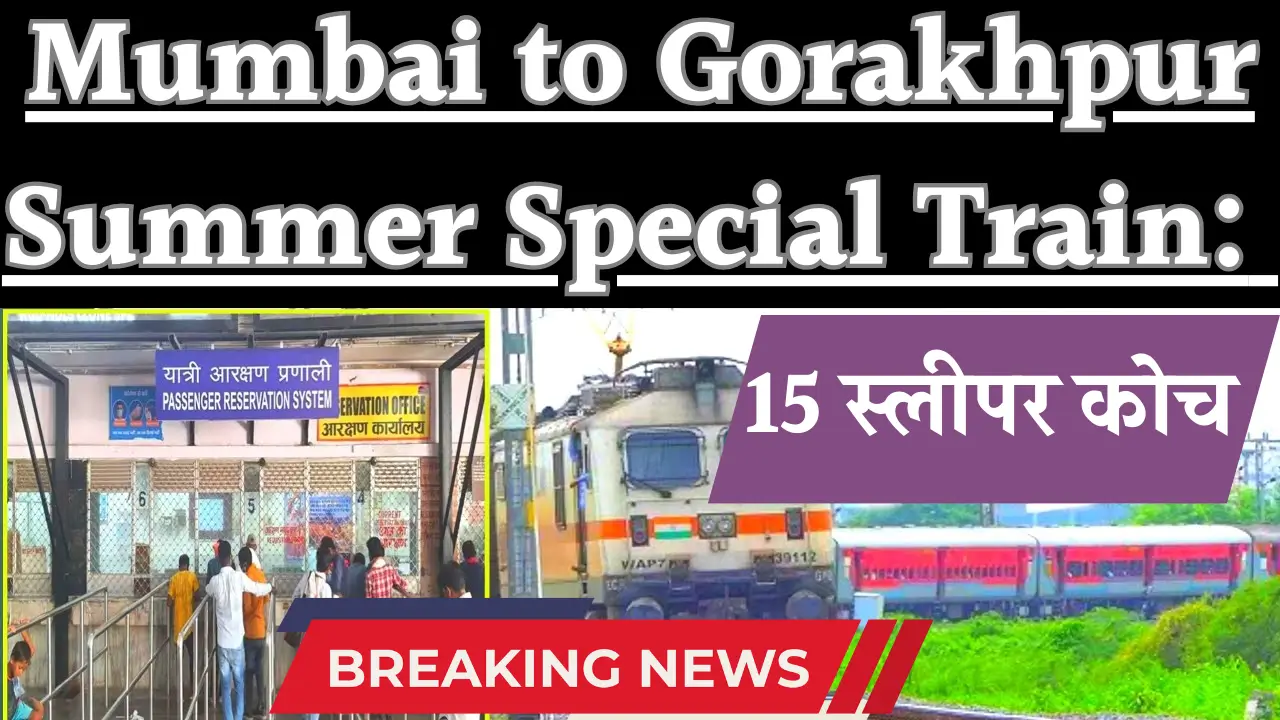 Mumbai to Gorakhpur Summer Special Train