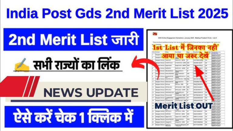Post gds merit list