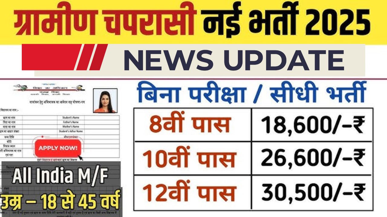 Chaprasi Vacancy