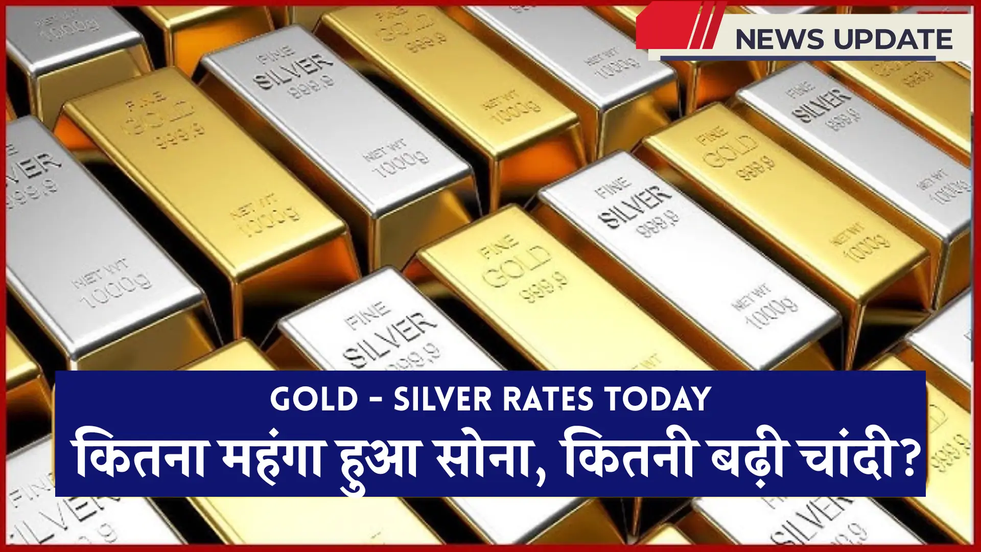 Gold and Silver Updated Rates Today