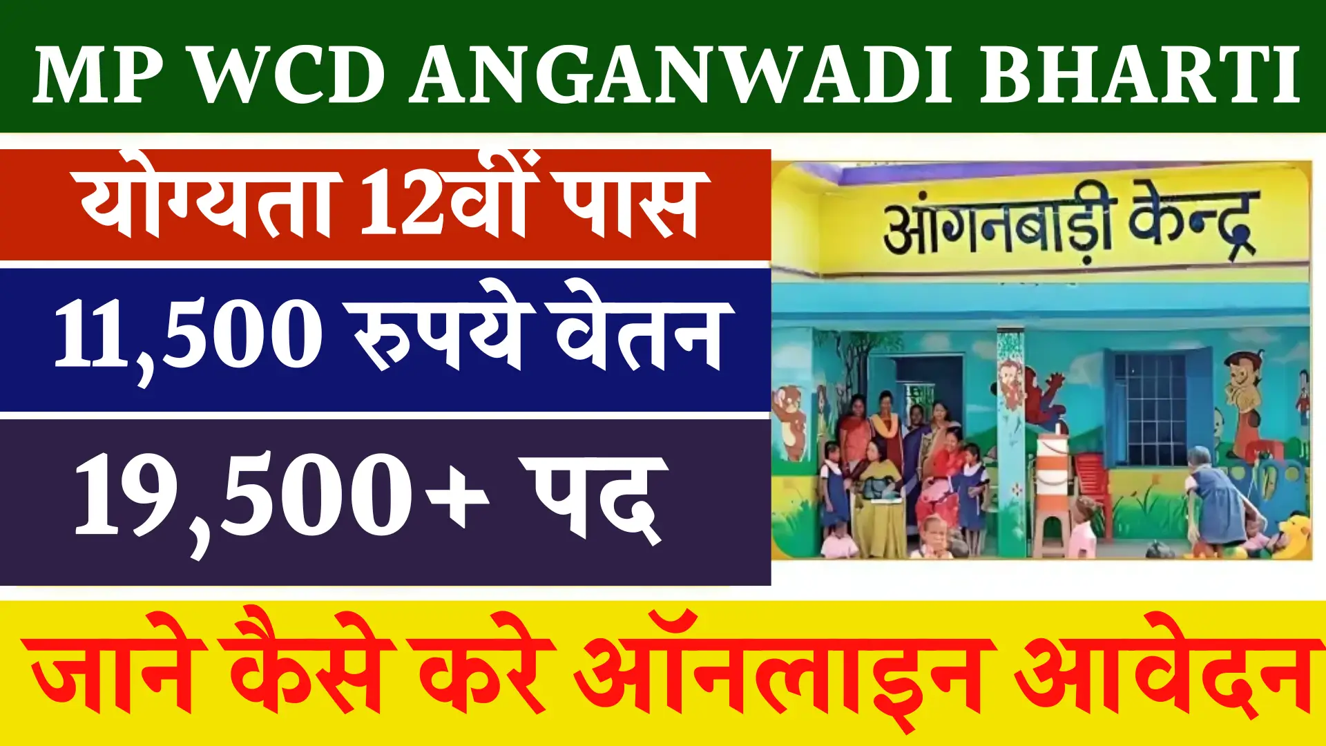 MP WCD Anganwadi Bharti