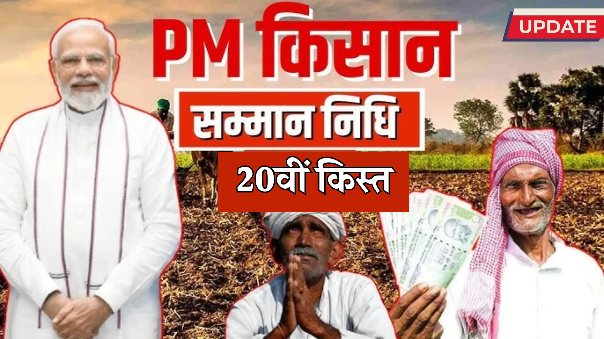 PM Kisan Samman Nidhi 20th Installment