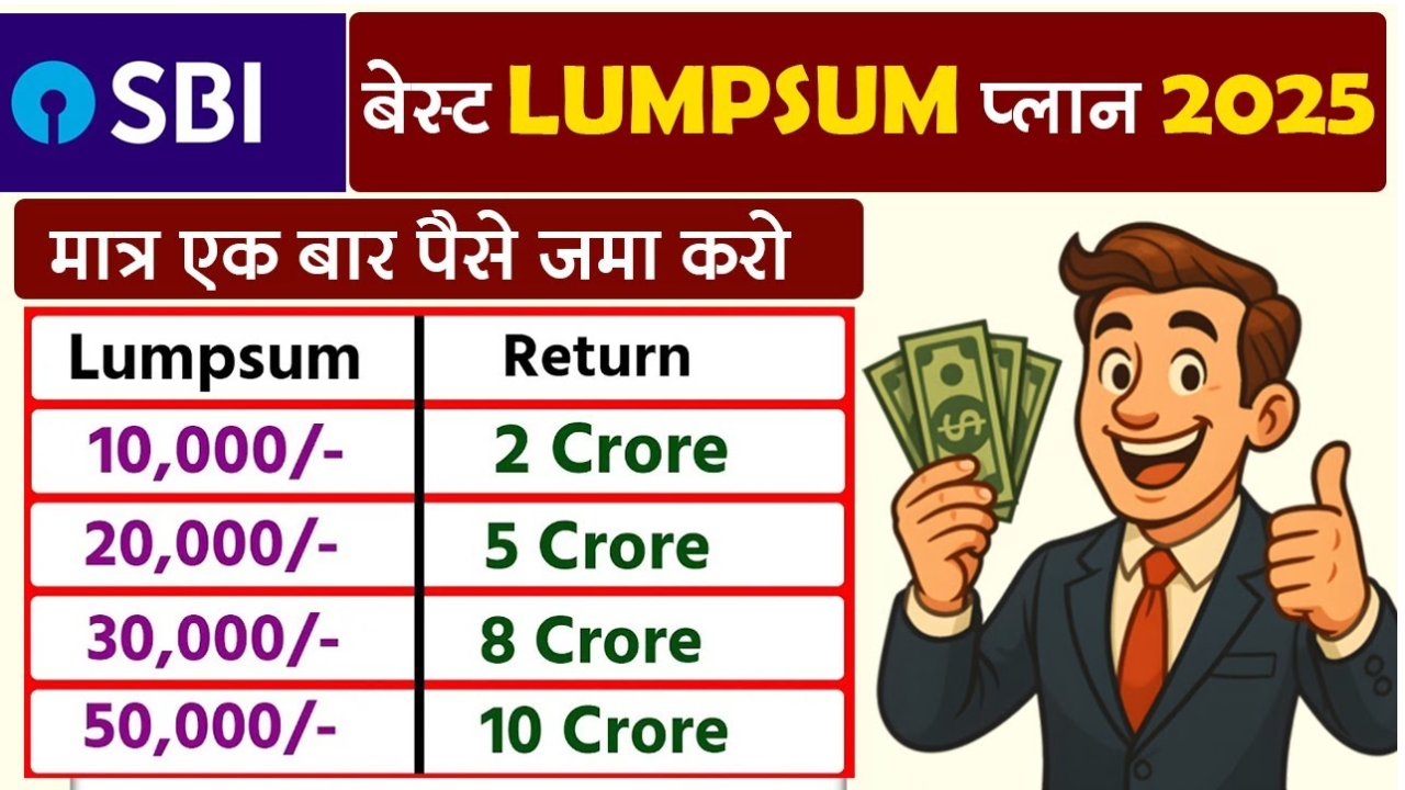 Best SBI lumpsum investment in mutual fund